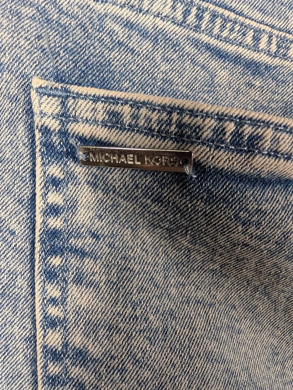 Michael Michael Kors Acid Wash High Rise Jeans Size 12 NWT A-255